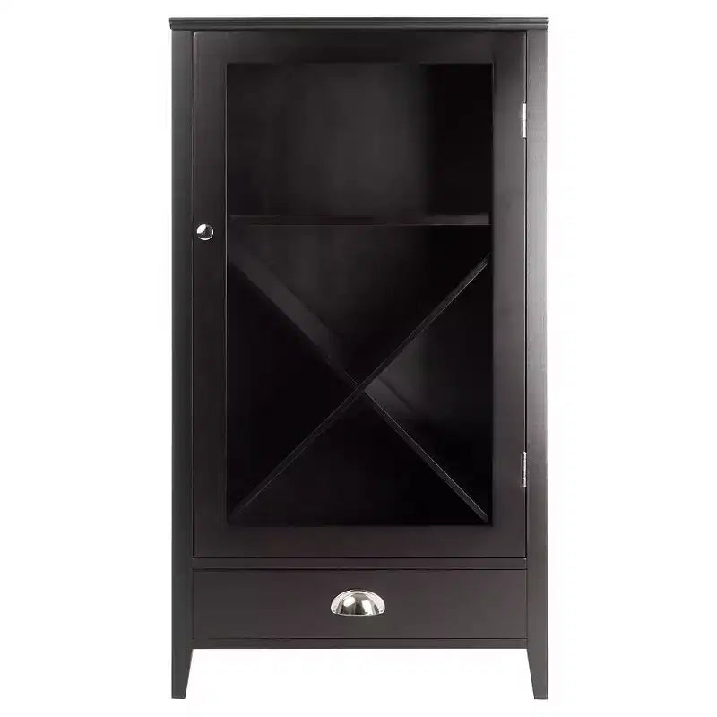 Pensile portabottiglie da vino X-Panel Modular Bordeaux Legno/Nero Espresso - Winsome