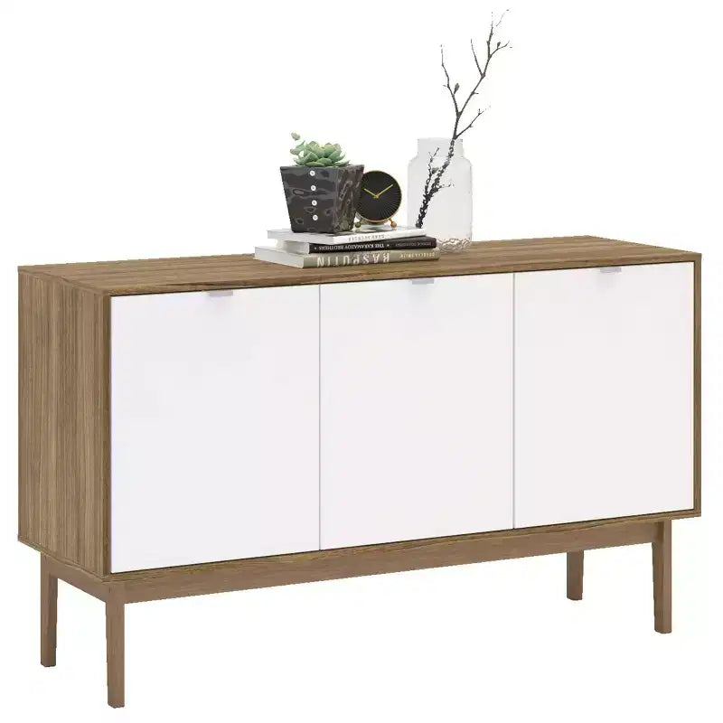 Credenza Sienna Noce/Bianco - Polifurniture