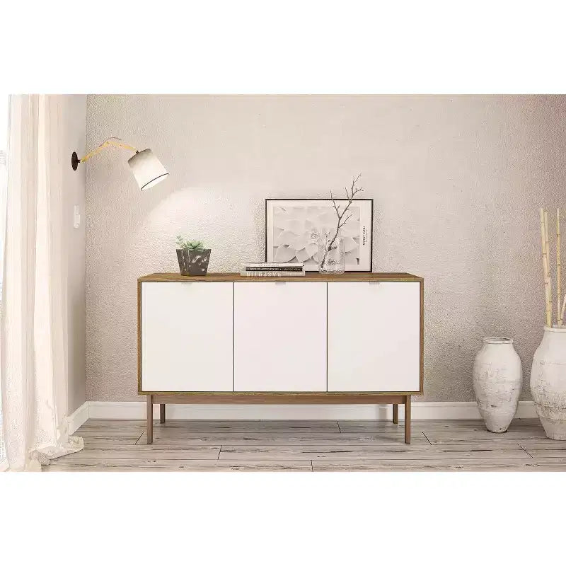 Credenza Sienna Noce/Bianco - Polifurniture