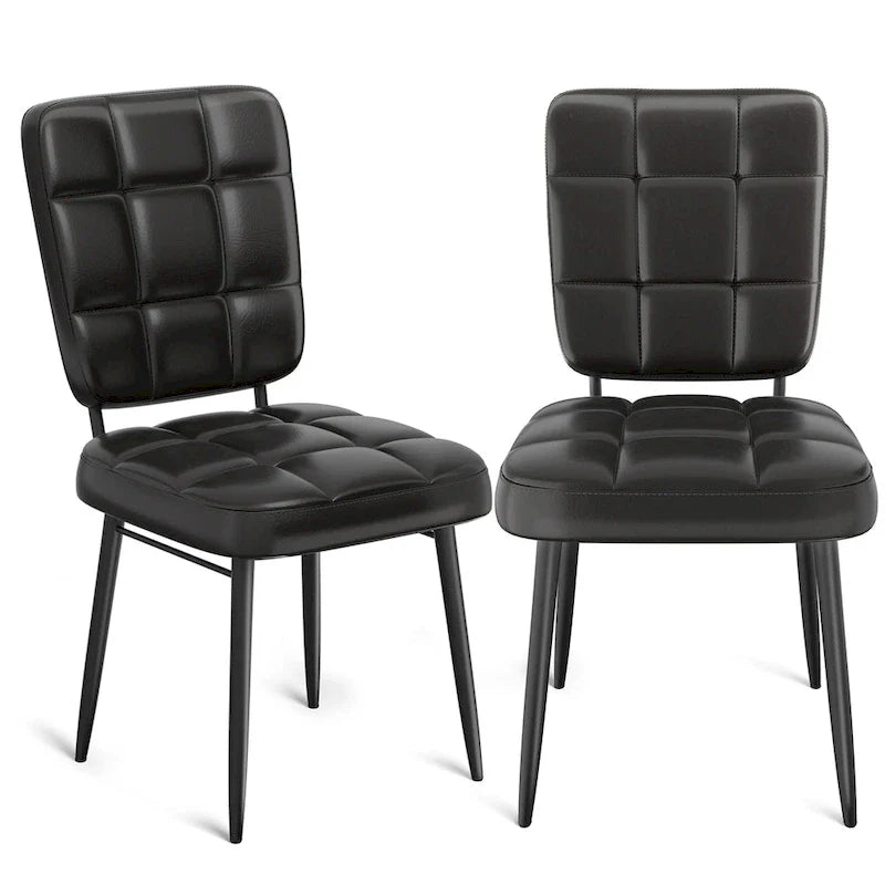 Modern Dining Chairs Set of 2/4/6/8, Upholstered Kitchen Chairs with Thick Cushion for Dining Room