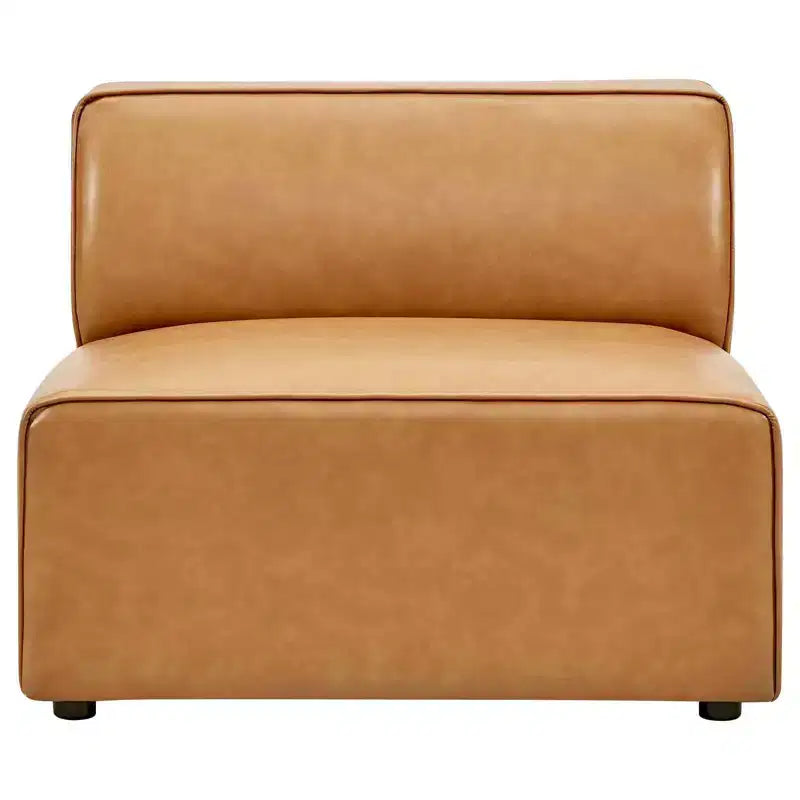 Sedia senza braccioli in pelle vegana Mingle - Modway