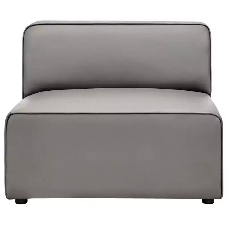 Sedia senza braccioli in pelle vegana Mingle - Modway