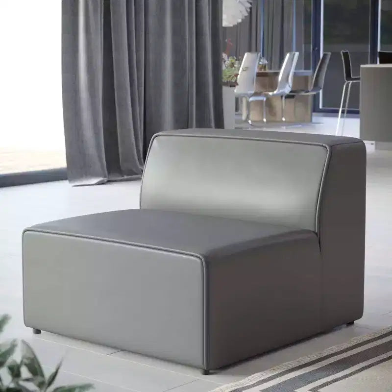 Sedia senza braccioli in pelle vegana Mingle - Modway