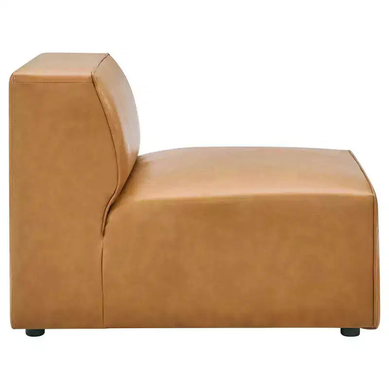 Sedia senza braccioli in pelle vegana Mingle - Modway