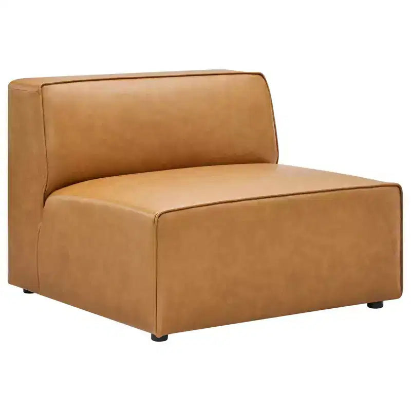 Sedia senza braccioli in pelle vegana Mingle - Modway