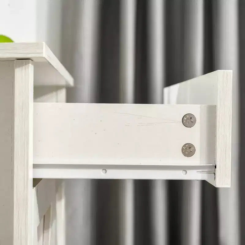 HOMCOM Buffet de style porte de grange 32", armoire de rangement pour bar à café, meuble d'entrée ou de salon