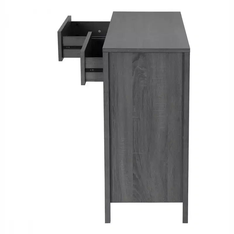 Meuble de rangement 47W FC Design, buffet de salle à manger avec deux armoires et tiroirs
