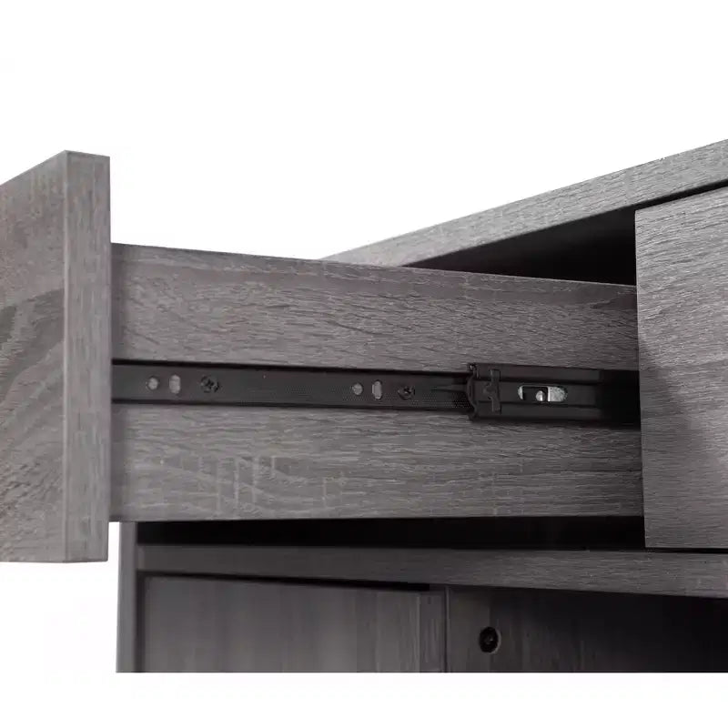 Meuble de rangement 47W FC Design, buffet de salle à manger avec deux armoires et tiroirs