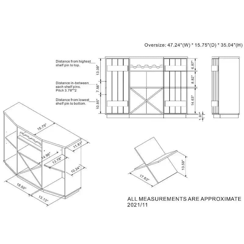 Trekken Farmhouse Buffet Server - HOMES: Inside + Out