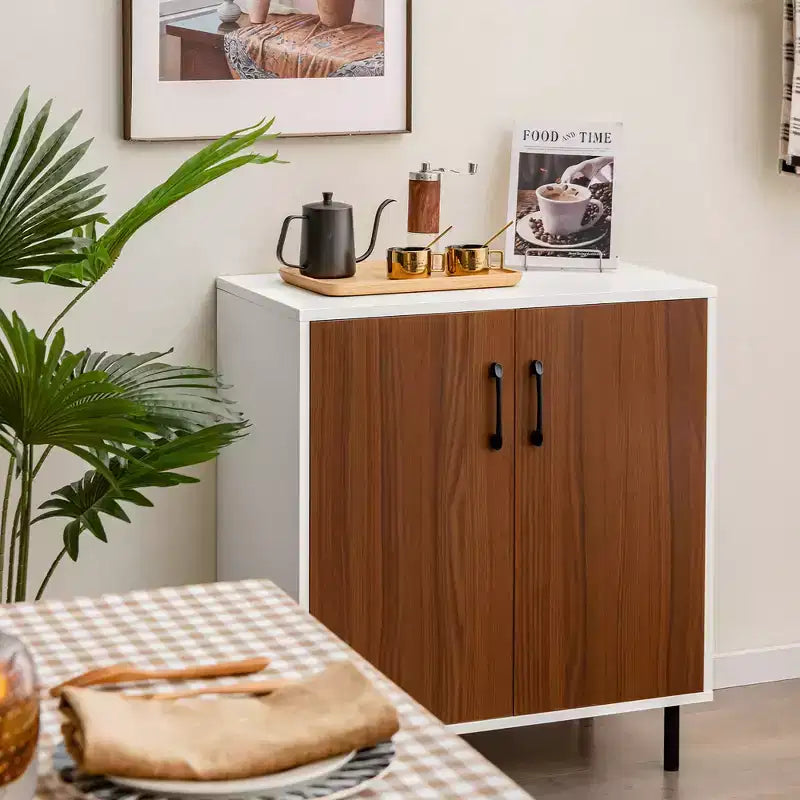 Buffet de cuisine Costway à 2 portes avec étagère réglable