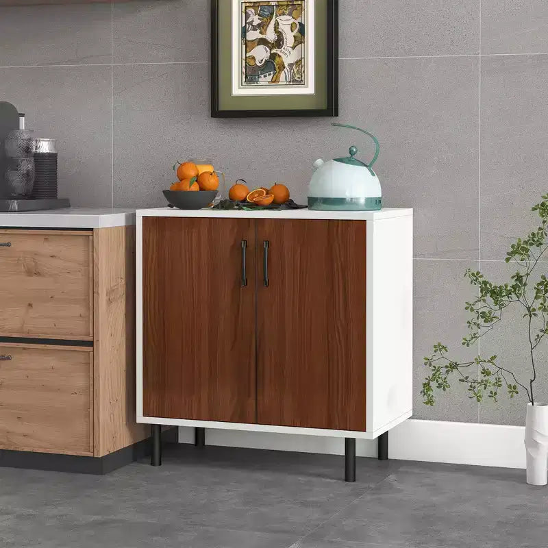 Buffet de cuisine Costway à 2 portes avec étagère réglable