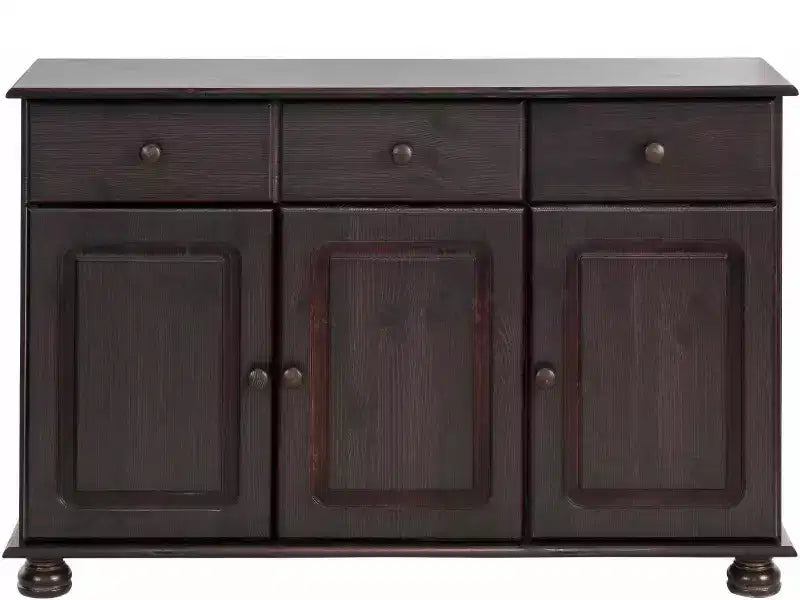 RealRooms Chester Sideboard with 3 Drawers and 2 Cabinets