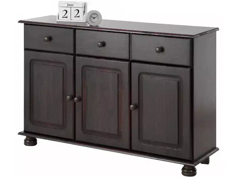 RealRooms Chester Madia con 3 Cassetti e 2 Armadietti