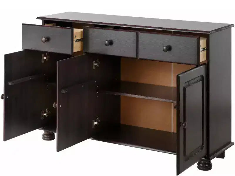 RealRooms Chester Madia con 3 Cassetti e 2 Armadietti
