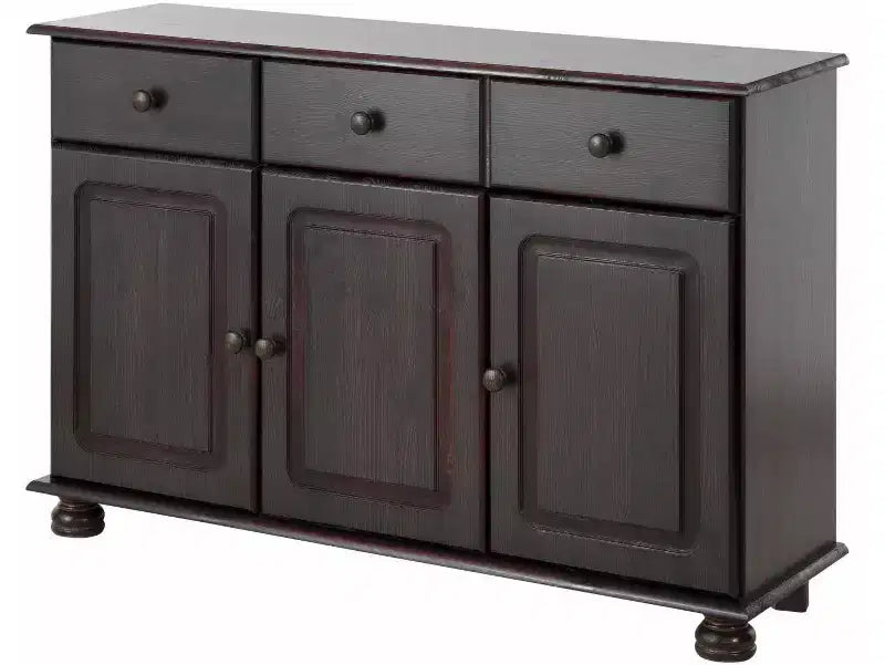 RealRooms Chester Madia con 3 Cassetti e 2 Armadietti