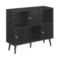 Breighton Home Xtra Storage Cube Organizer Sideboard Console Table with 3 Cubbies and 3 Cabinets