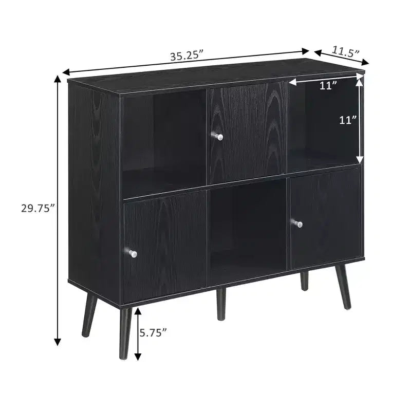 Console de buffet Breighton Home Xtra Storage Cube Organizer avec 3 casiers et 3 armoires