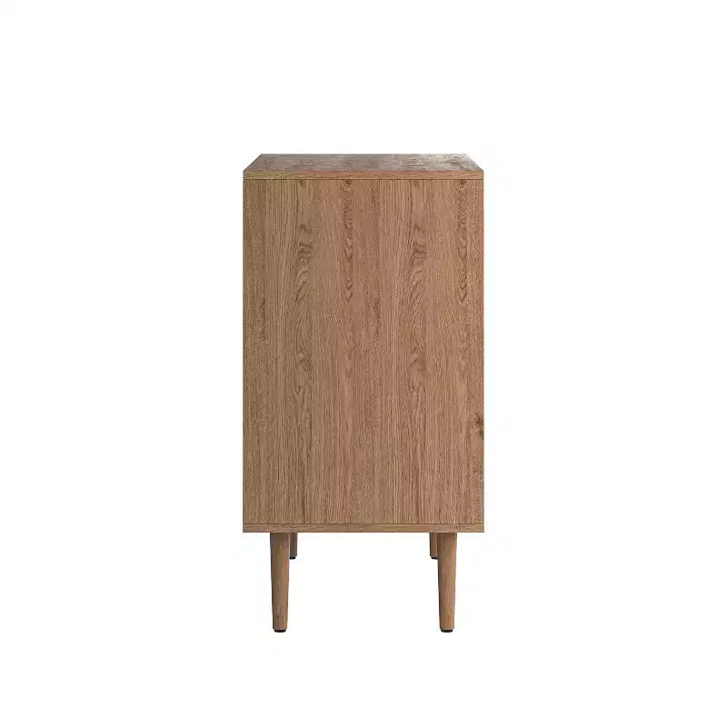 Norbert Mobile dispensa a 2 ante con 2 ripiani regolabili e altezza 81 cm|KARAT HOME