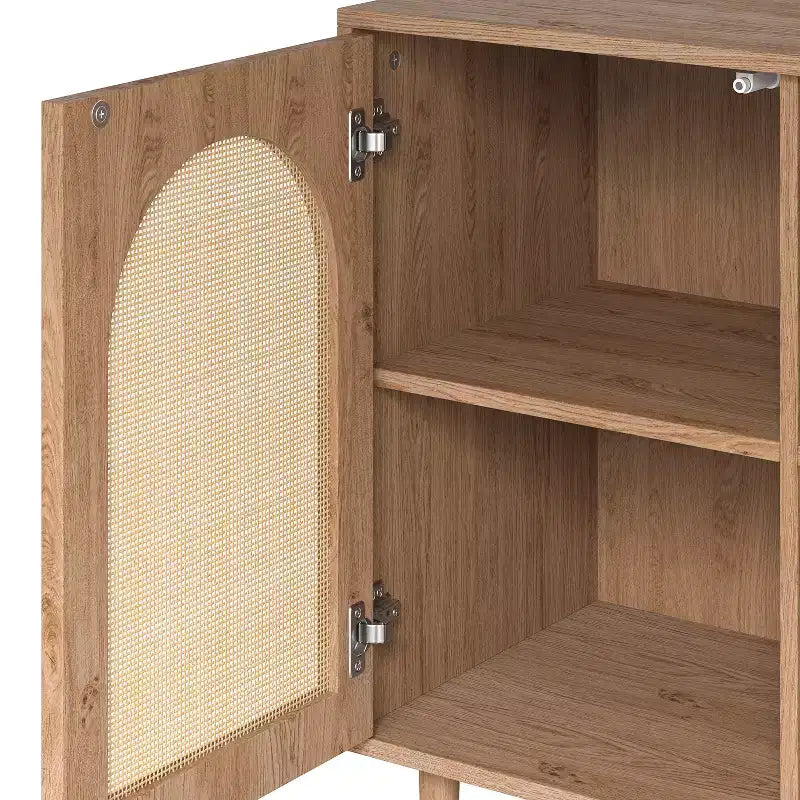 Norbert Mobile dispensa a 2 ante con 2 ripiani regolabili e altezza 81 cm|KARAT HOME