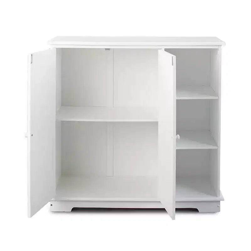 The Lakeside Collection Credenza/Mobile Buffet con Ante a Pannello e Spazio Contenitore