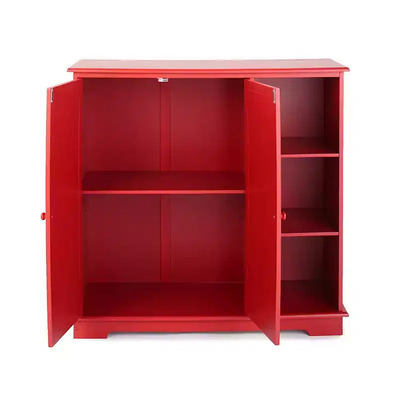 The Lakeside Collection Credenza/Mobile Buffet con Ante a Pannello e Spazio Contenitore