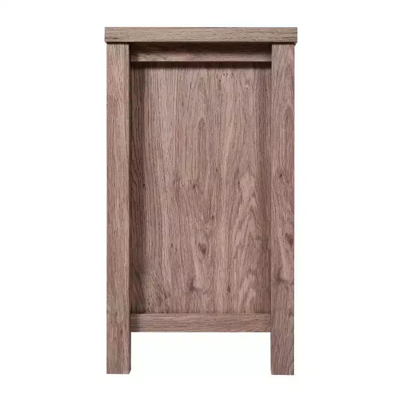 Flash Furniture Dion Mobile Contenitore Moderno per Cucina e Sala da Pranzo, Legno Ingegnerizzato con 2 Ante in Vetro Temperato, 2 Cassetti, Ripiano Aperto