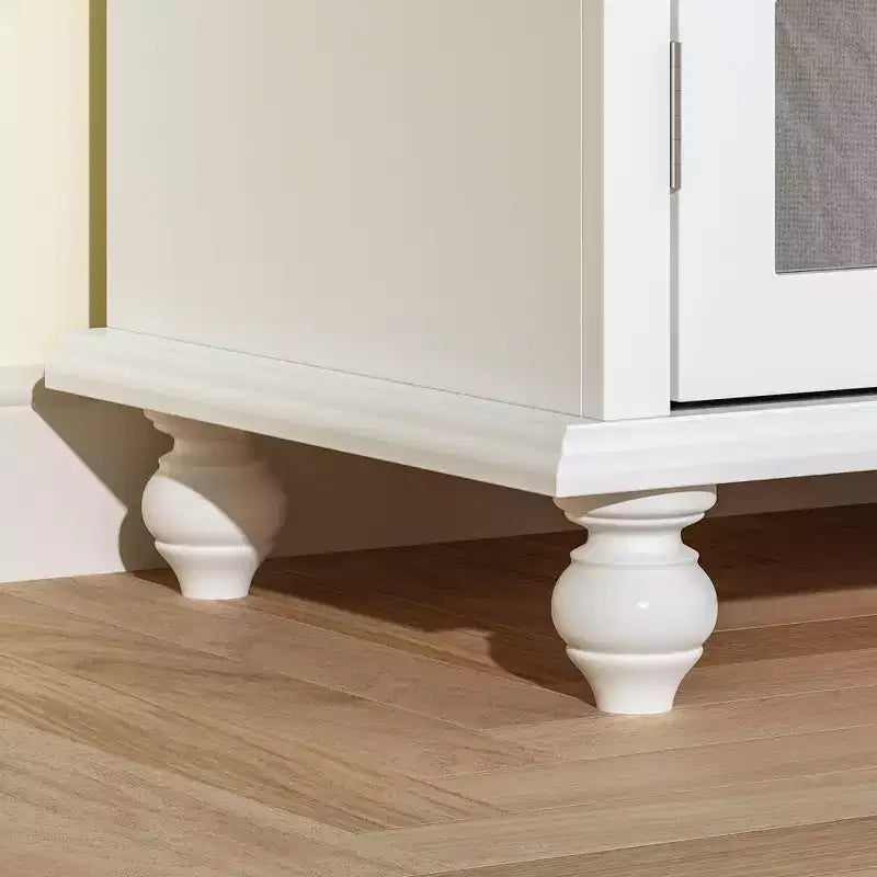 Famapy Apsolon Buffet 160 cm de large, meuble de rangement moderne avec portes en miroir
