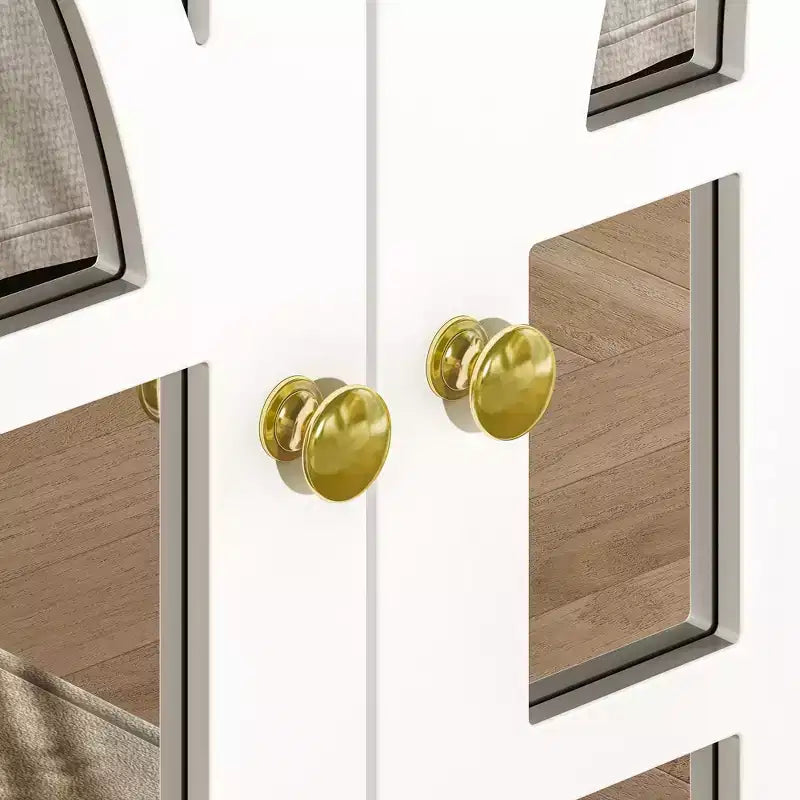 Famapy Apsolon Buffet 160 cm de large, meuble de rangement moderne avec portes en miroir