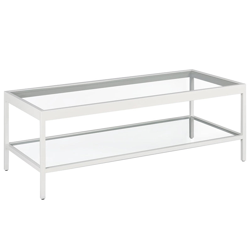 Alexis Metal and Glass Coffee Table