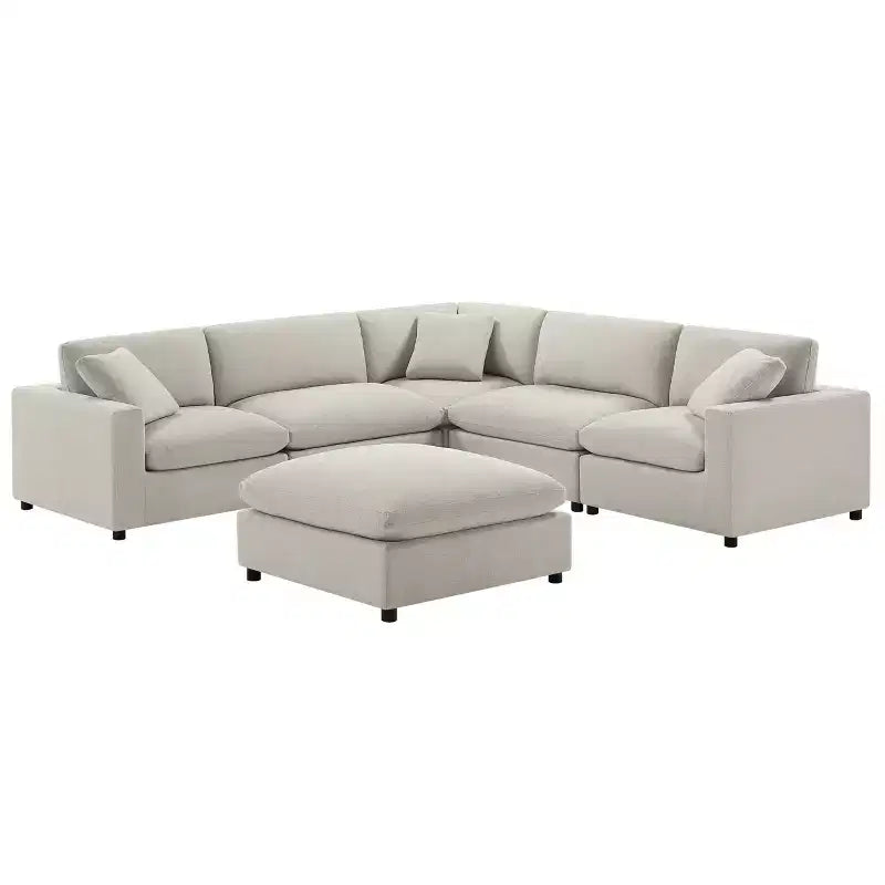 Divano componibile Comfort Pointe Casella 6 pezzi