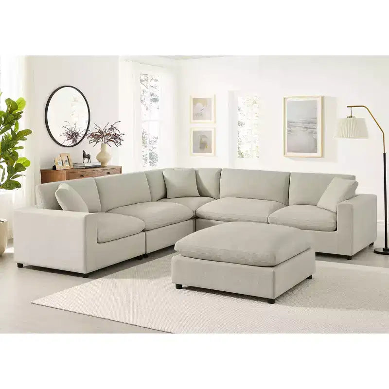 Divano componibile Comfort Pointe Casella 6 pezzi