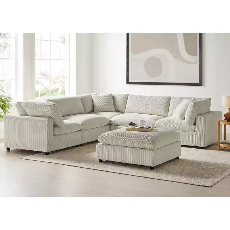 Divano componibile Comfort Pointe Casella 6 pezzi