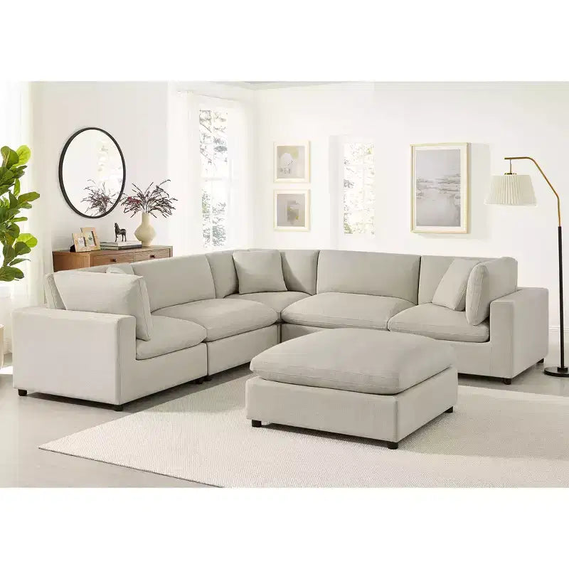 Divano componibile Comfort Pointe Casella 6 pezzi