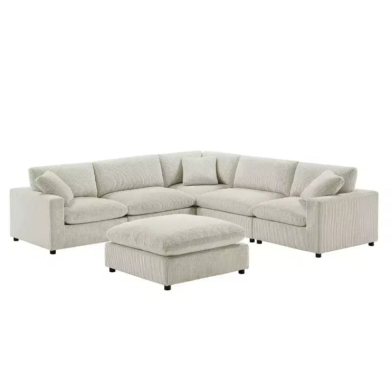 Divano componibile Comfort Pointe Casella 6 pezzi