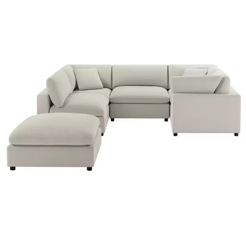 Divano componibile Comfort Pointe Casella 6 pezzi