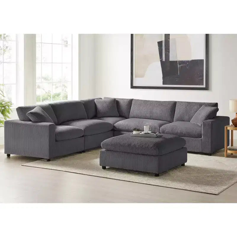Divano componibile Comfort Pointe Casella 6 pezzi