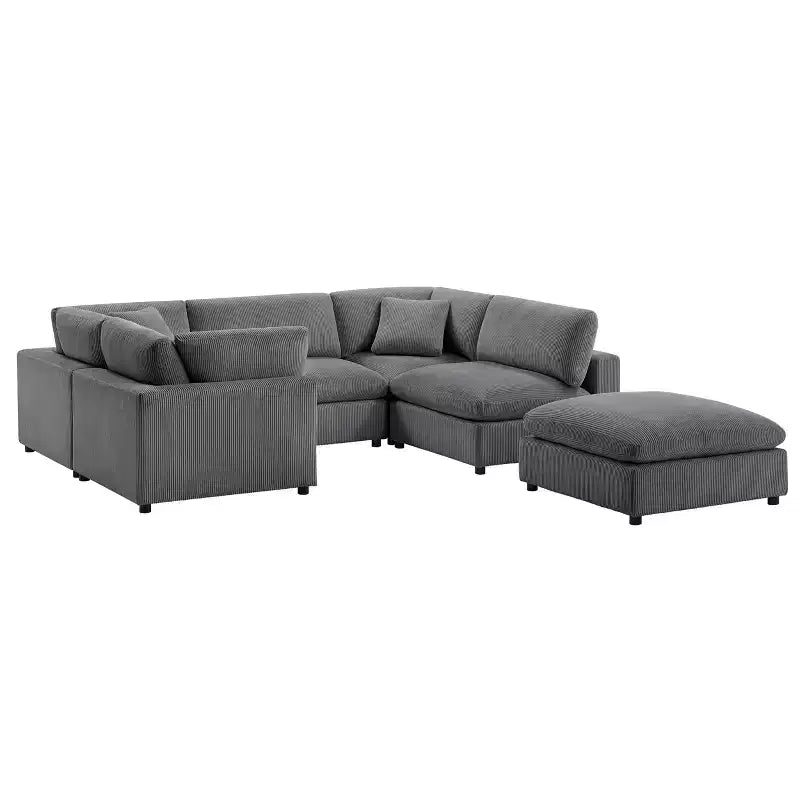 Divano componibile Comfort Pointe Casella 6 pezzi