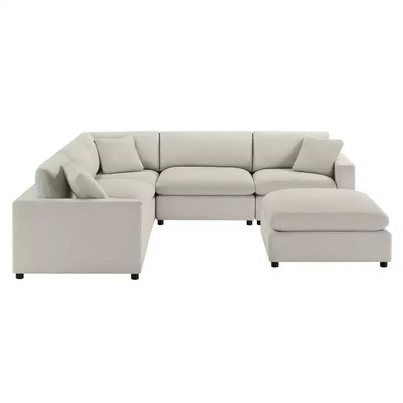 Divano componibile Comfort Pointe Casella 6 pezzi