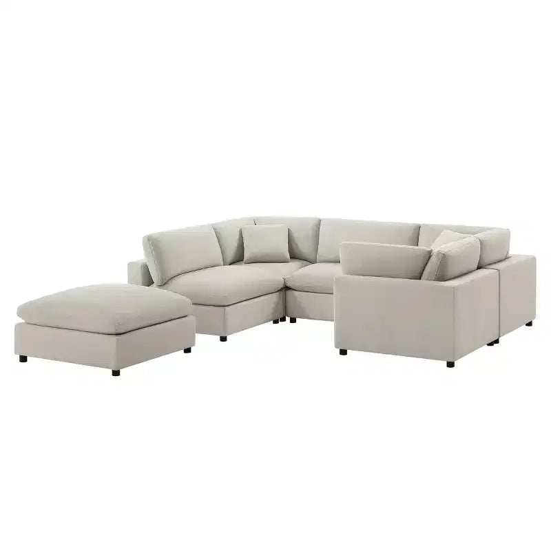 Divano componibile Comfort Pointe Casella 6 pezzi