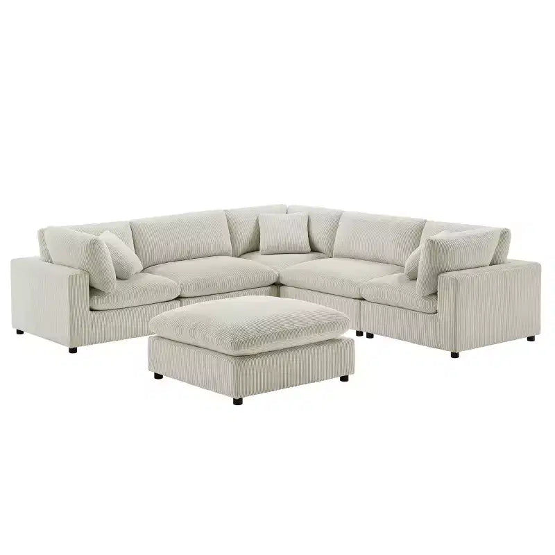 Divano componibile Comfort Pointe Casella 6 pezzi