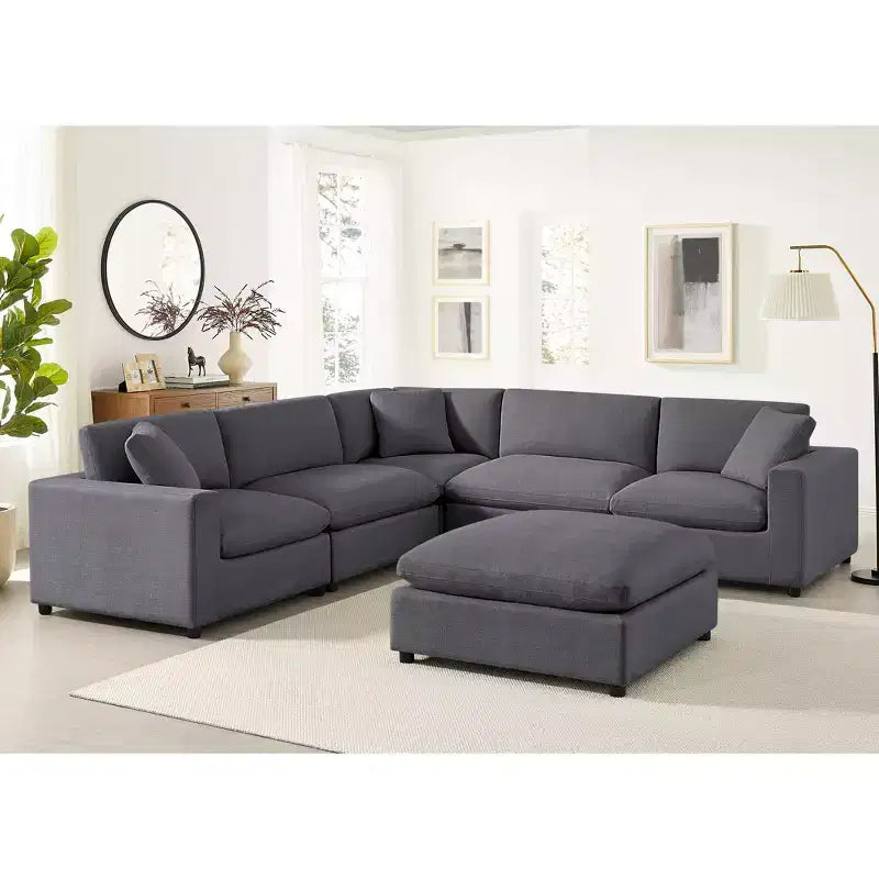 Divano componibile Comfort Pointe Casella 6 pezzi