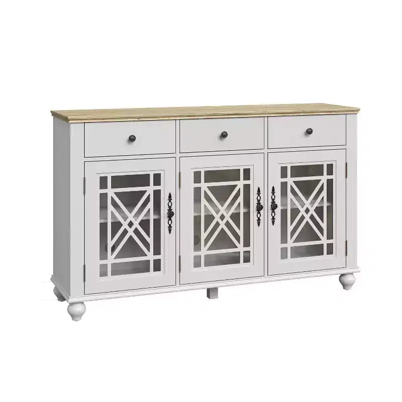 Festivo Mobile Credenza con Cassetti in Stile Vintage