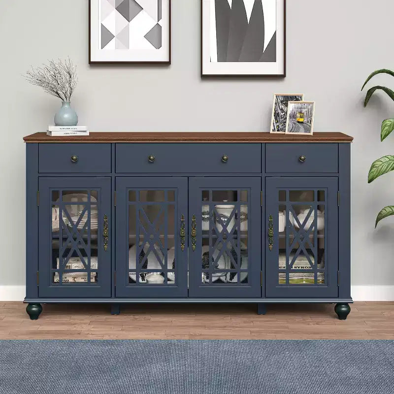 Festivo Mobile Credenza con Cassetti in Stile Vintage