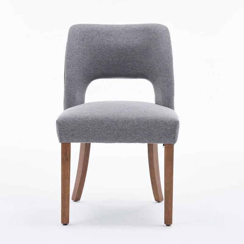 Set of 4 Fabric-upholstered Dining Chairs
